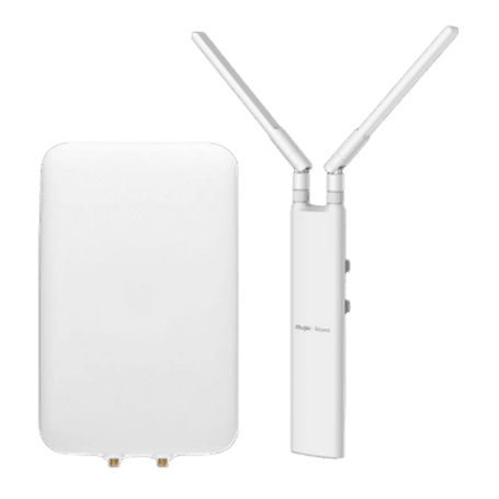 Punto De Acceso Mesh Wifi 5 802.11ac Sectorial 90° Ip65 Compacto Con Antena Externa