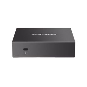 switch no administrable  para escritorio  carcasa de metal  5 puertos 101001000 mbps  diseno compacto  plug and play235865