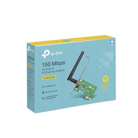 Adaptador Inalámbrico Pci Express / Velocidad Inalámbrica De Hasta 150 Mbps / Cifrado Wpa/wpa2 / Compatible Con Windows Y Linux 