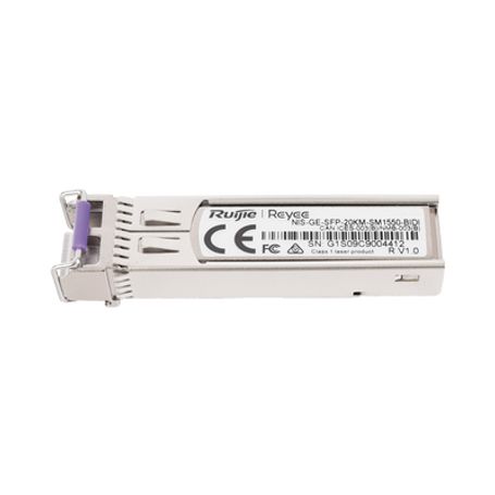 transceptor industrial bidi monomodo sfp 1g lado b hasta 20 kilómetros tx 1550  rx 1310 soporta temperaturas de 40° a 85° c2243