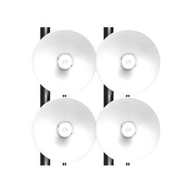 kit de 4 radios force4625 de alto desempeno  wifi 6e  hasta 1 gbps  5925  7125 mhz  antena integrada 25 dbi