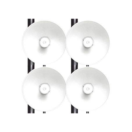 Kit De 4 Radios Force4625 De Alto Desempeno / Wifi 6e / Hasta 1 Gbps / 5925  7125 Mhz / Antena Integrada 25 Dbi
