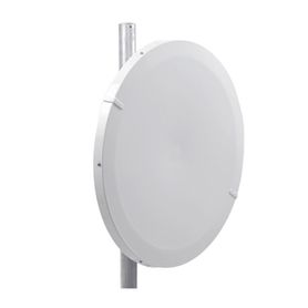 antena direccional de alto rendimiento parábola profunda para mayor aislamiento al ruido  29 dbi  49  64 ghz  conector de guia 