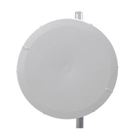 antena direccional de alto rendimiento parábola profunda para mayor aislamiento al ruido  29 dbi  49  64 ghz  conector de guia 