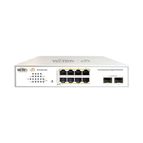 switch administrable poe   8 puertos poe afat gigabit   2 x sfp gigabit  administración cloud gratuita  presupuesto 120 w220322