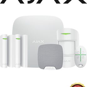 AJAX KIT RESIDENCIAL LIGHT - Panel de alarma Hub2Plus conexión Ethernet /  WiFi / LTE, APP AJAX PRO iOS y Android , 1 sensor de movimiento, 1 detector  para puerta o ventana