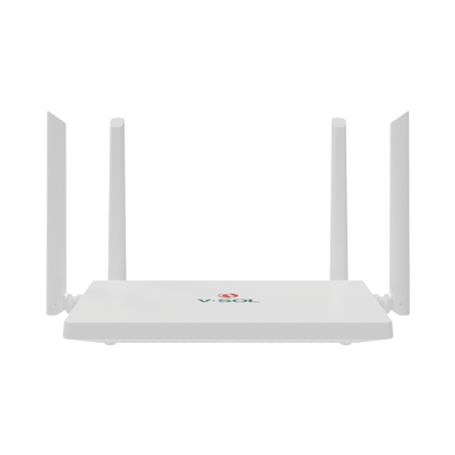 Router Inalámbrico/ Wifi 6 / 4 Puertos Lan Gigabit/ Soporta Mesh / Diseno Compacto