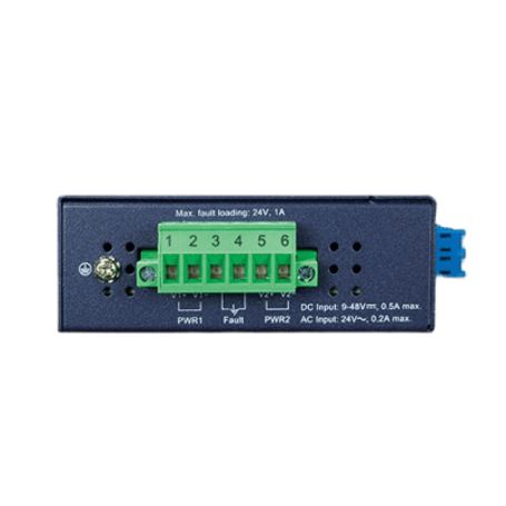 Switch Industrial Bypass De Fibra Optica Monomodo Con Conector Lc De 2 Canales