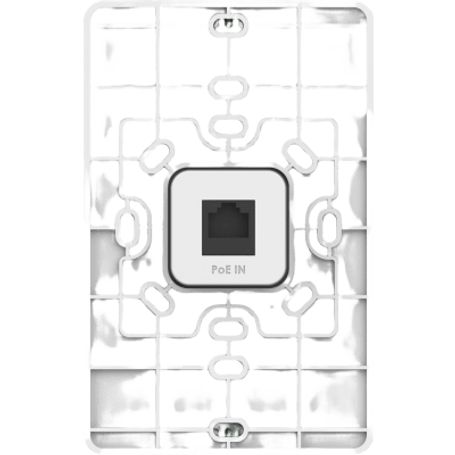 Punto De Acceso Wifi 6 802.11ax De Pared Mumimo 2x22 (2.4g) Y 3x32 (5g) Throughput Inalámbrico De 3 Gbps Y 4 Puertos Gigabit Cab