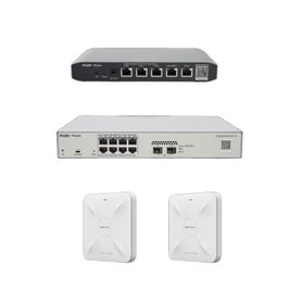 solución completa de red para hasta 100 clientes y hasta 2 servicios de internet ideal para iniciar un proyecto de hoteleria u 