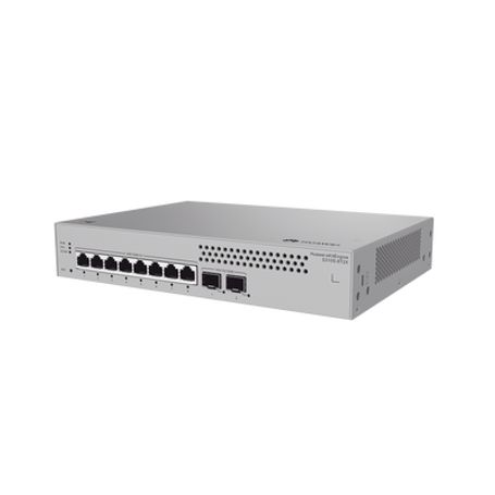 Switch De Acceso Gigabit Administrable Capa 2 / 8 Puertos 10/100/1000 Mbps / 2 Puertos 10ge Sfp Uplink  / Erps / Rutas Estáticas