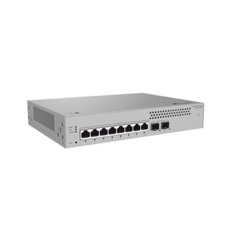 Switch De Acceso Gigabit Administrable Capa 2 / 8 Puertos 10/100/1000 Mbps / 2 Puertos 10ge Sfp Uplink  / Erps / Rutas Estáticas