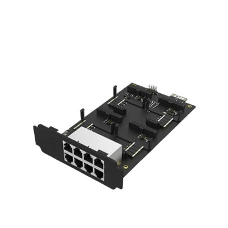 modulo de expansión de 8 puertos rj11 y 4 interfaces para conmutador yeastar p560p570