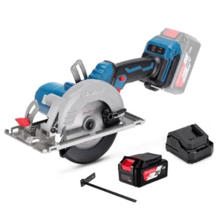 Sierra Circular Sin Escobillas De 20v Incluye Una Bateria De 4.0ah Y Cargador.