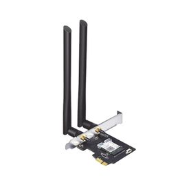 adaptador pcie inalámbrico doble banda ac 1200 mbps  antena de alta ganancia  tecnologia mumumo 2x2  soporte de perfil bajo y a