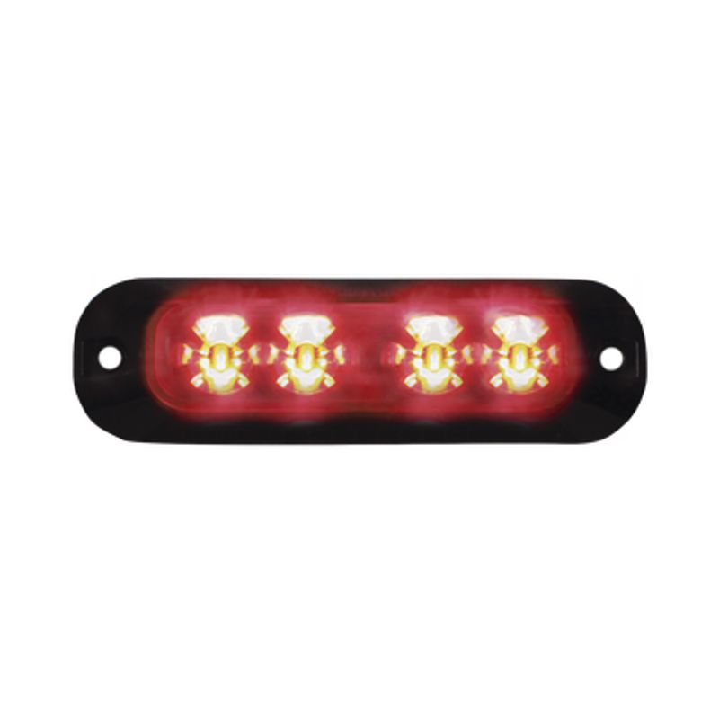 Luz Perimetral  4 Leds Ultra Brillantes Color Rojo