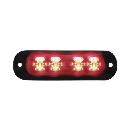 Luz Perimetral  4 Leds Ultra Brillantes Color Rojo
