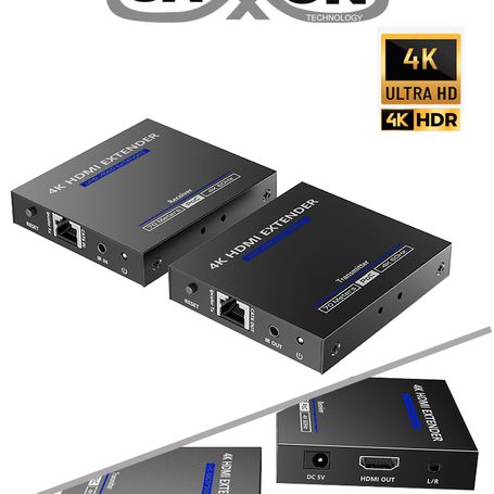 Extensor de video Señal HDMI + USB + IR 120m a través de cables de red