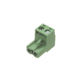conector terminal de alimentación de 2 pines en color verde epo
