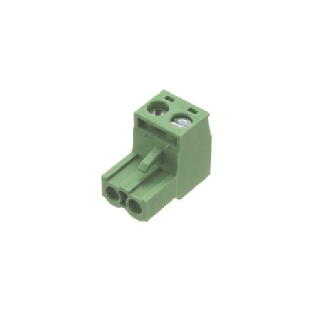 conector terminal de alimentación de 2 pines en color verde epo