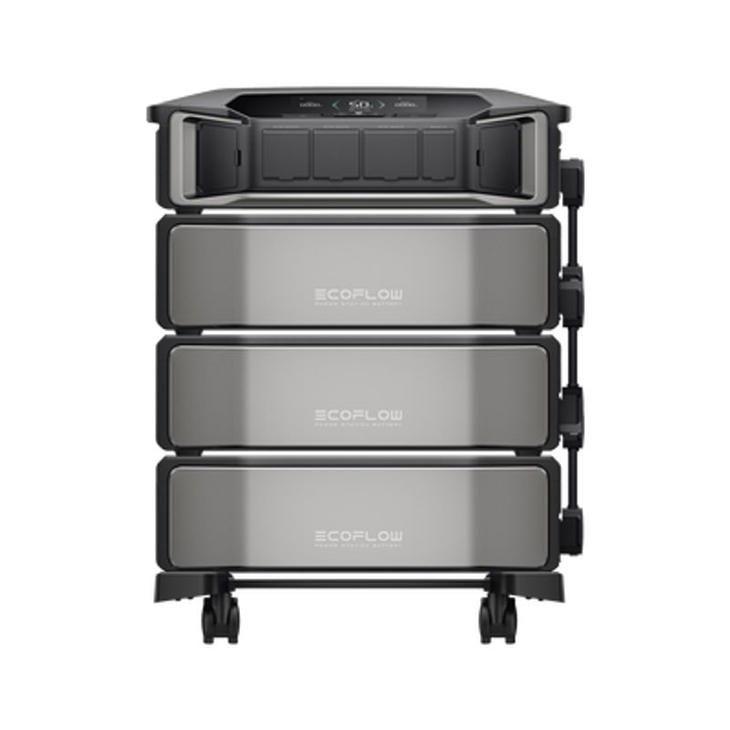 Estación De Energia Delta Pro Ultra 7.2kw Para Respaldo Residencial Incluye Bateria De Litio Lfp 6kwh (18kwh Totales) Sincroniza