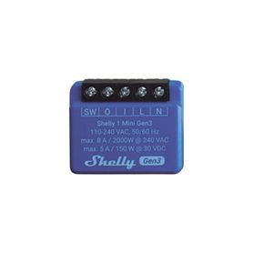 mini interruptor inteligente con wifi contacto seco 1 canal 8a compatible con asistentes de voz alexa y googlehome236369