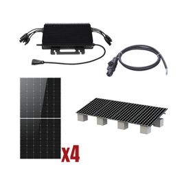 kit solar interconexion   2kw  220vca  microinversores hoymiles  montaje incluido  