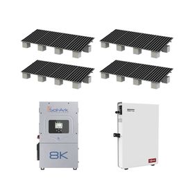kit hibrido con interconexión a la red eléctrica de cfe de 8 kw con salida de 220 vca y respaldo de 10 kwh en bateria de lifepo