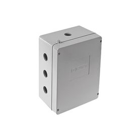 caja de unión de aluminio con 5 salidas de 78  1 izq1 der3 abajo