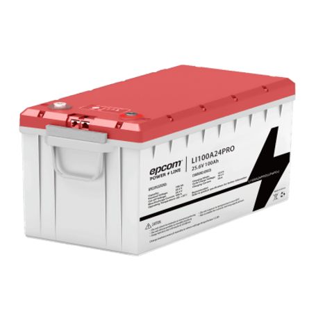 Bateria Lifepo4 25.6v 100ah / Con Bms Integrado / Vida Útil De Más De 3500 Ciclos / Conector Rs485 Y Can