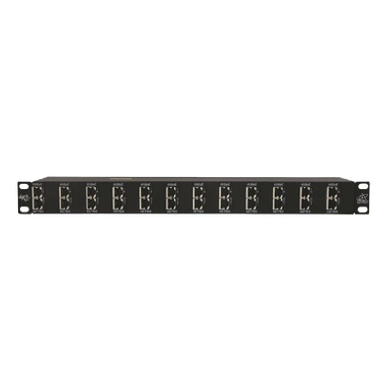 Protector De Puertos Ip De 12 Canales Para Uso En Cat5e Cat6 Y Cat6a.