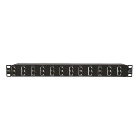 protector de puertos ip de 12 canales para uso en cat5e cat6 y cat6a