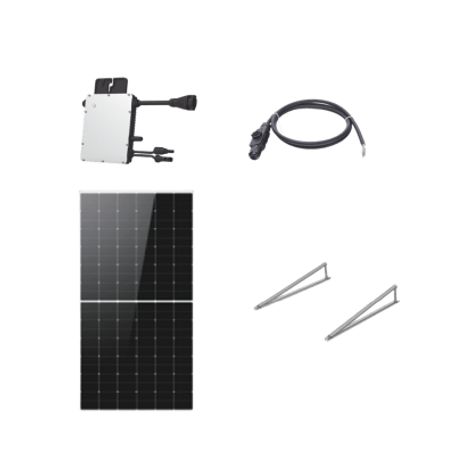 Kit Solar Interconexion  / 500 W  220vca / Microinversores Hoymiles / Montaje Incluido  