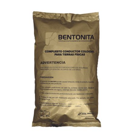 bentonita compuesto conductor coloidal para tierras fisicas saco con 20 kgr