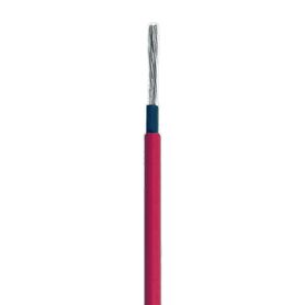 cable fotovoltaico rojo  cobre estanado  6 mm² 10 awg  2000v  rollo 500m  ul 4703 y tuv