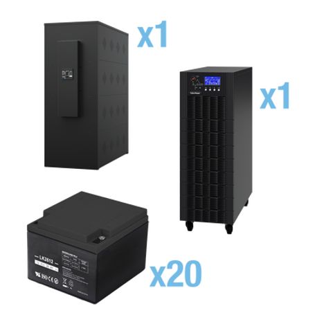 ups trifásico de 20 kva18 kw topologia online doble conversión voltaje de 208220 vca de ll respaldo de 5 minutos al 100 de carg