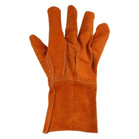 guantes de carnaza largo refuerzo en palma  resistente a abrasión y temperaturas moderadas240037