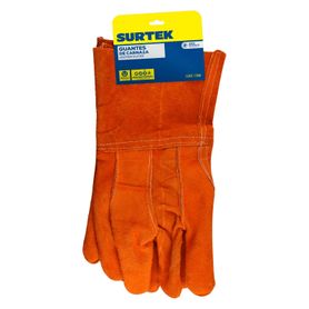 guantes de carnaza largo refuerzo en palma  resistente a abrasión y temperaturas moderadas240037