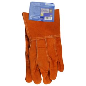 guantes de carnaza largo refuerzo en palma  resistente a abrasión y temperaturas moderadas240037
