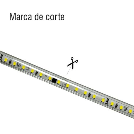 Manguera Led Para Uso Interior O Exterior / 50 M/ 127 V Ca / T.c.c. 6500 K / Color Blanco.