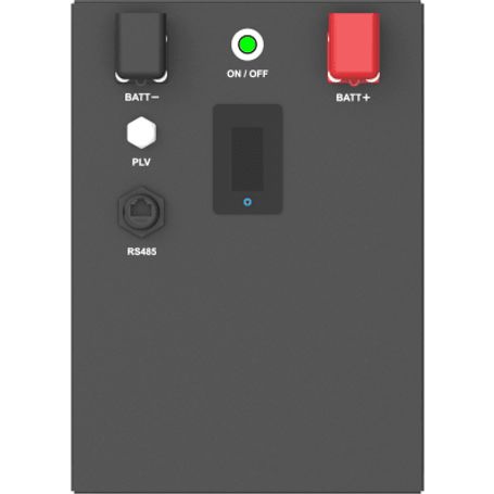 Bateria De Litio Lifepo4 12.8vcc 100ah 1.28kwh Pantalla Lcd Para Monitoreo Local Carcasa Metálica