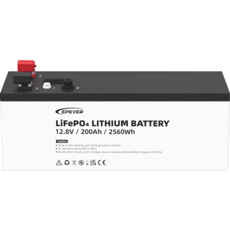 Bateria De Litio Lifeo4 12.8vcc 200ah 2.56kwh Pantalla Lcd Para Monitoreo Local Carcasa Metálica