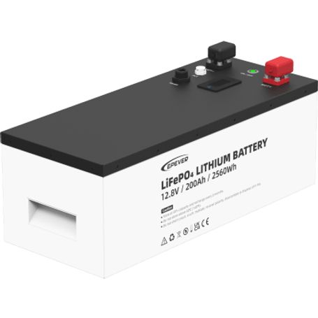 Bateria De Litio Lifeo4 12.8vcc 200ah 2.56kwh Pantalla Lcd Para Monitoreo Local Carcasa Metálica