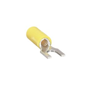 terminal tipo horquilla  espada  aislada  22  16 awg  rojo  paquete de 25 piezas218738