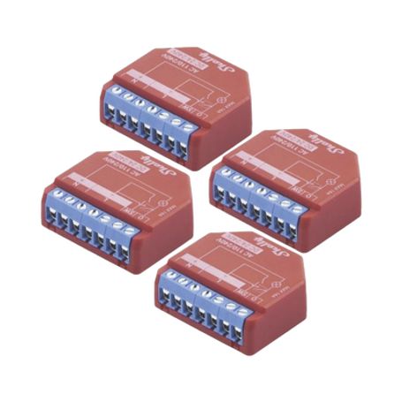 Kit De 4 Piezas Relevador Inalámbrico Inteligente 16a 110230 V Medición De Consumo Compatible Con Asistente De Voz Alexa Google 