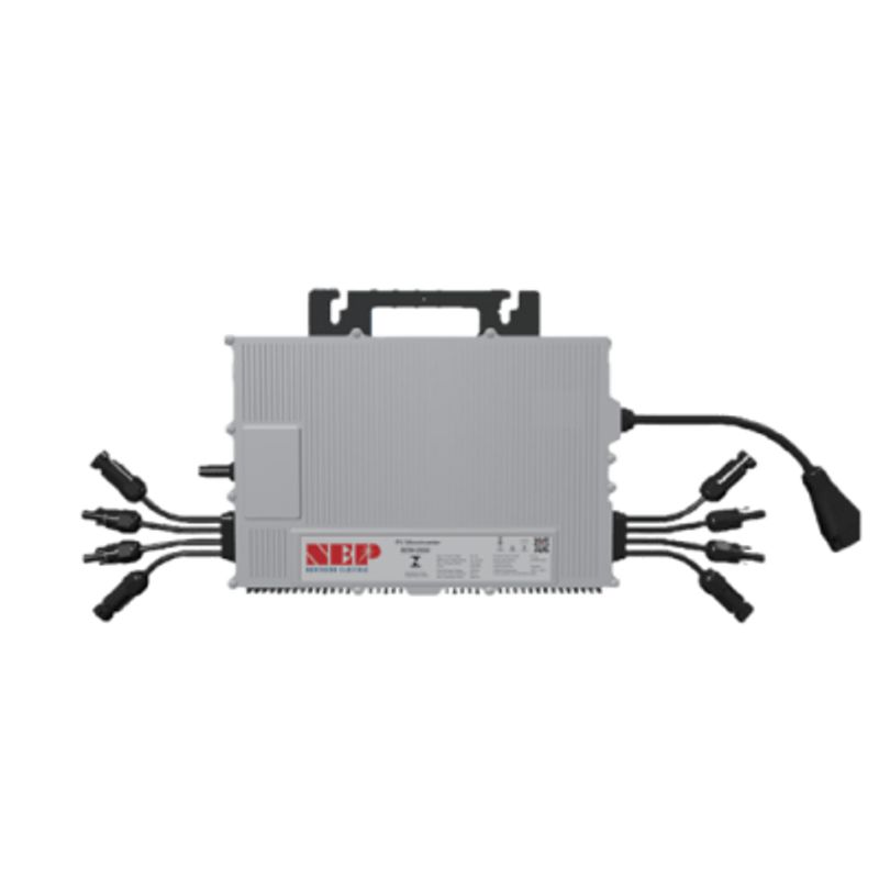 Microinversor 2.25 Kw 220 Vca Para Interconexión A Red Eléctrica Con Wifi Ip67 Conexión Para Cable Troncal Para 4 Módulos De Has