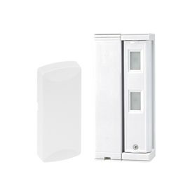 sensor de movimiento  inalambrico tipo cortina  ajuste de detección 2m o 5m  100 exterior  inalámbrico  incluye transmisor sfws