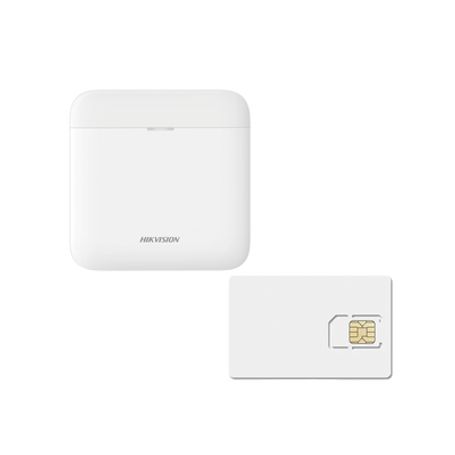 ax pro kit de alarma ax pro  incluye 1 hub con bateria de respaldo  1 ano de servicio de datos 600mb  wifi  3g4g  compatible co