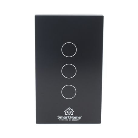 wifi apagador switch inalámbrico wifi control de 3 regresos de carga 110v233387