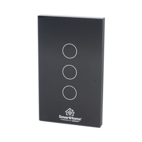 (wifi) Apagador Switch Inalámbrico Wifi Control De 3 Regresos De Carga 110v